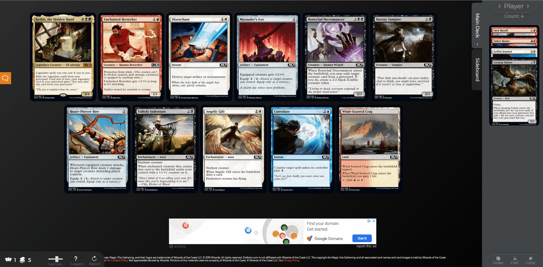 turning suggestions on and off during draft