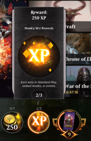 Weekly Win Card How Often Do Wins Reset on MTGA? And How Does XP Work? - Draftsim