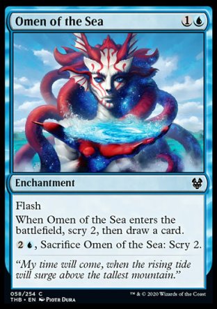 Omen of the Sea MTG card