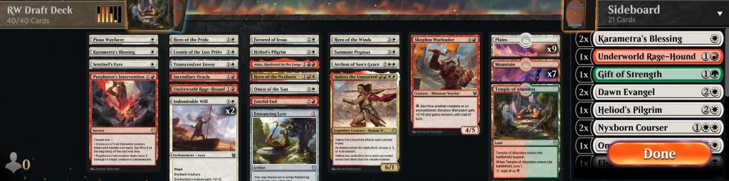 Imported draft deck
