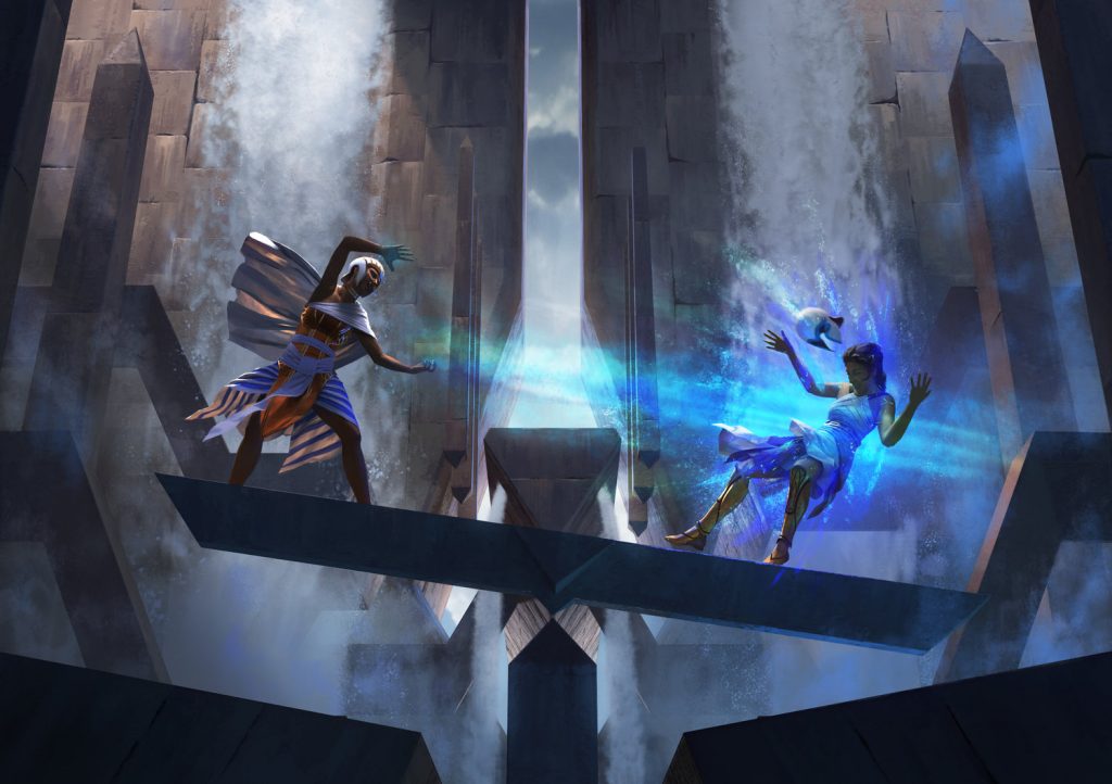 Counterbalance (Amonkhet Invocations) - Illustration by Joseph Meehan