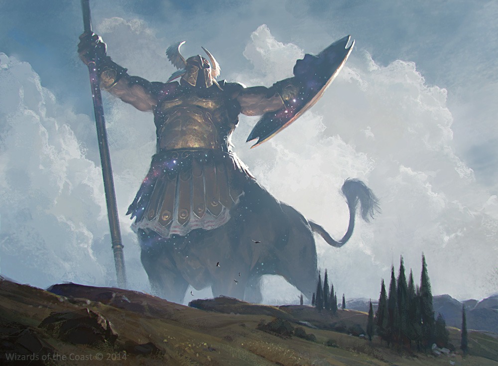 Iroas, God of Victory | Illustration by Slawomir Maniak