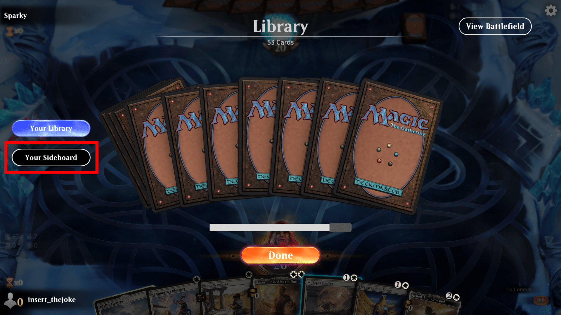 How to Check Your Sideboard During a Match in MTGA - Draftsim