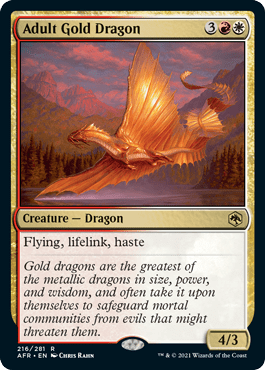 Adult Gold Dragon