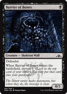 Barrier of Bones