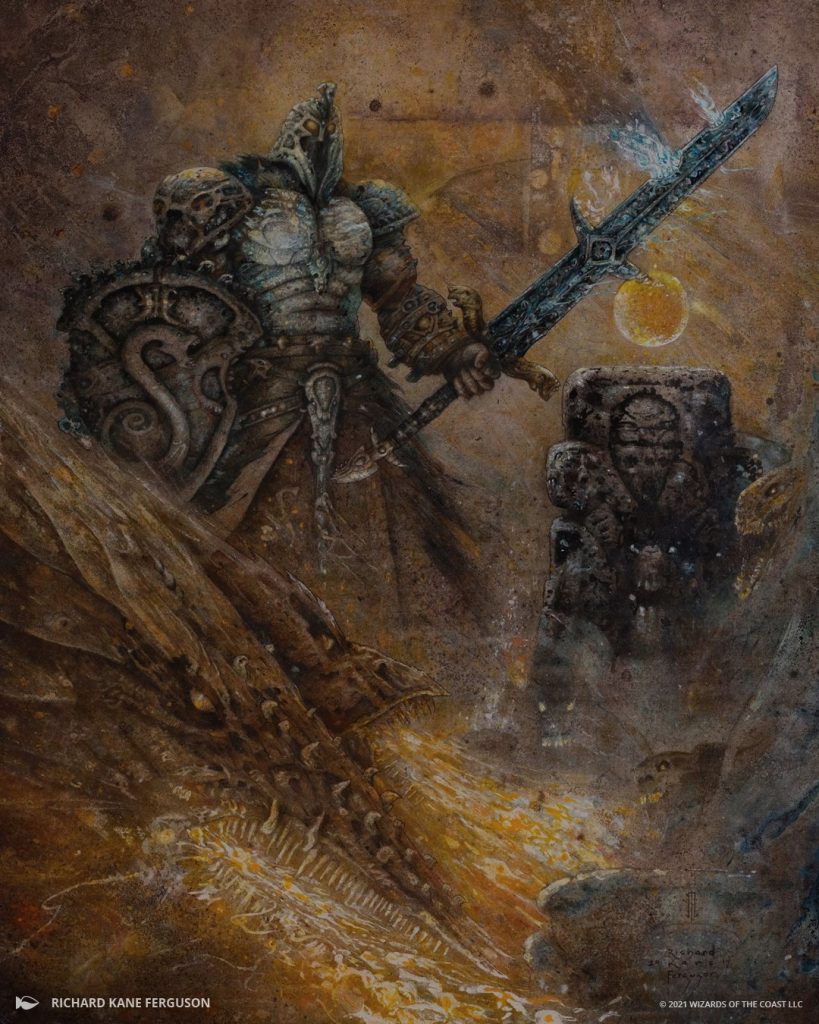 Dakkon, Shadow Slayer - Illustration by Richard Kane Ferguson