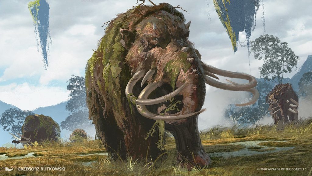 Kazandu Mammoth - Illustration by Grzegorz Rutkowski