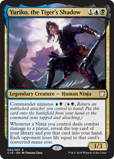 EDH Magic Cards ***Custom Commander Deck*** Ninjas Yuriko the Tiger's Shadow 