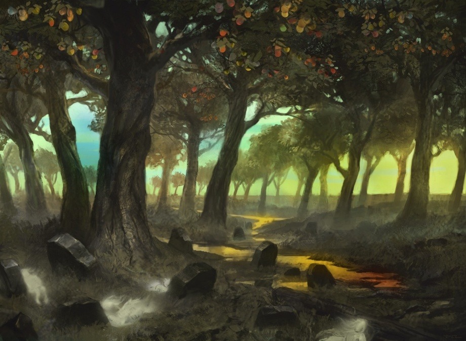 Forbidden Orchard - Illustration by Daniel Ljunggren