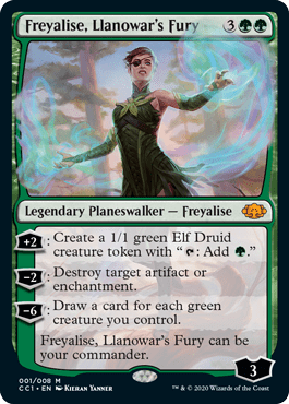 Freyalise, Llanowar's Fury (Commander Collection Green)