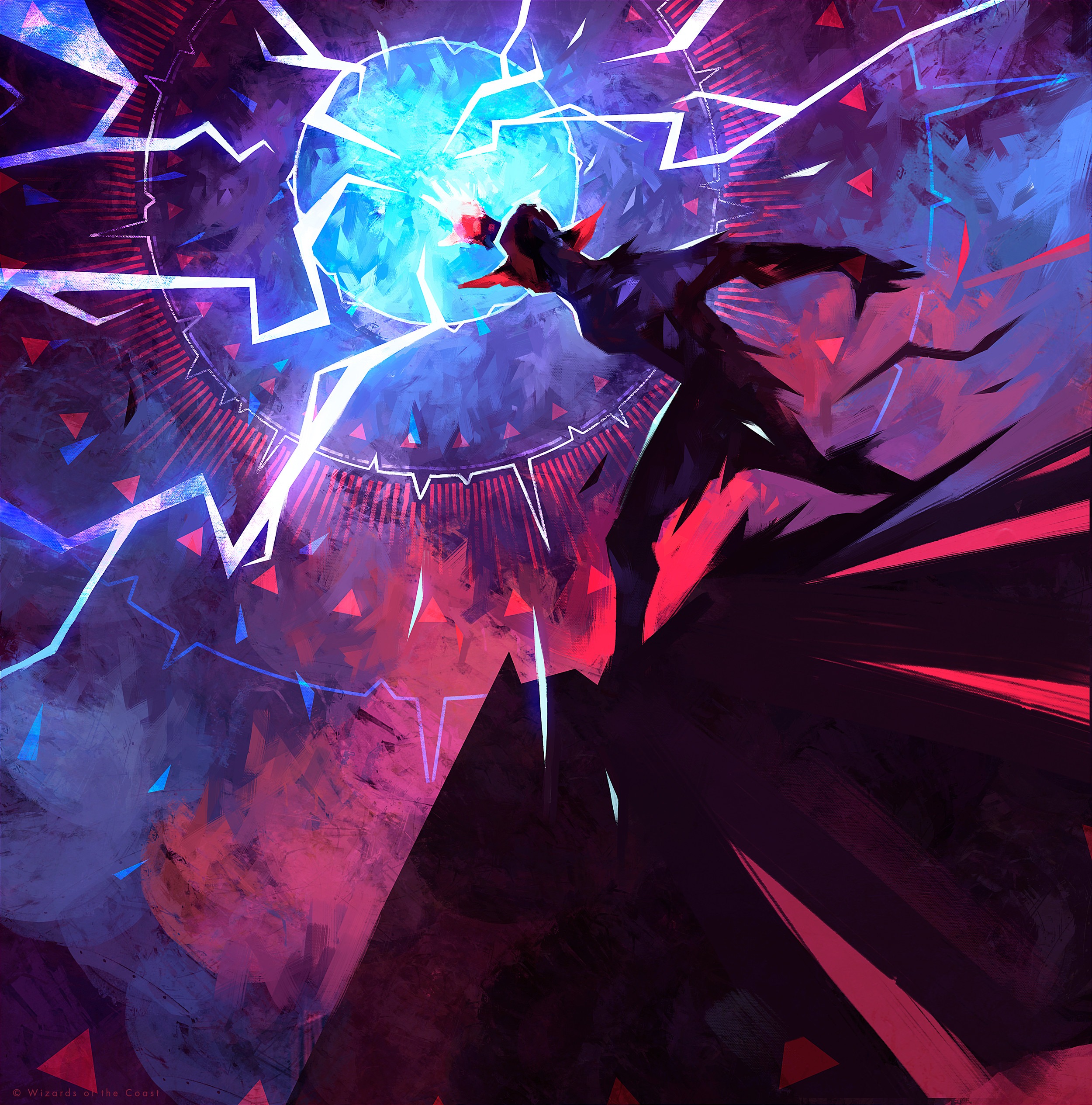 Shock (Strixhaven Mystical Archive) - Illustration by Dominik Mayer