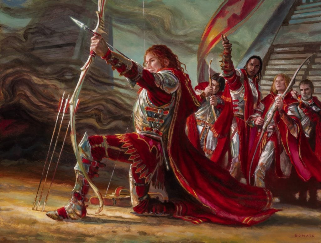 Champions of Archery - Illustration by Donato Giancola