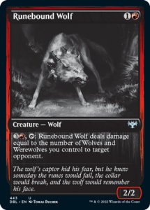 Runebound Wolf (Double Feature)