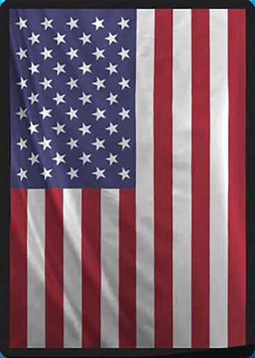 United States flag sleeve