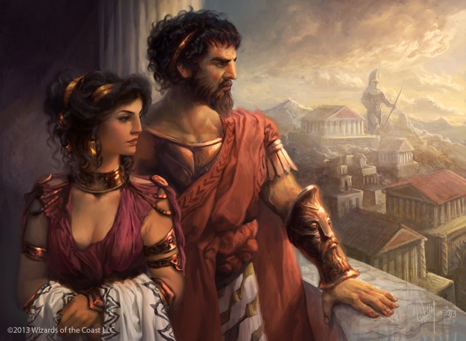 Anax and Cymede - Illustration by Willian Murai