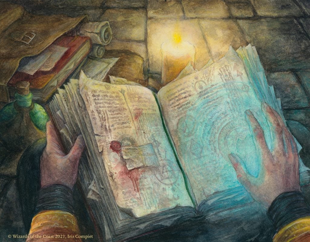 Wizard's Spellbook | Illustration by Iris Compiet