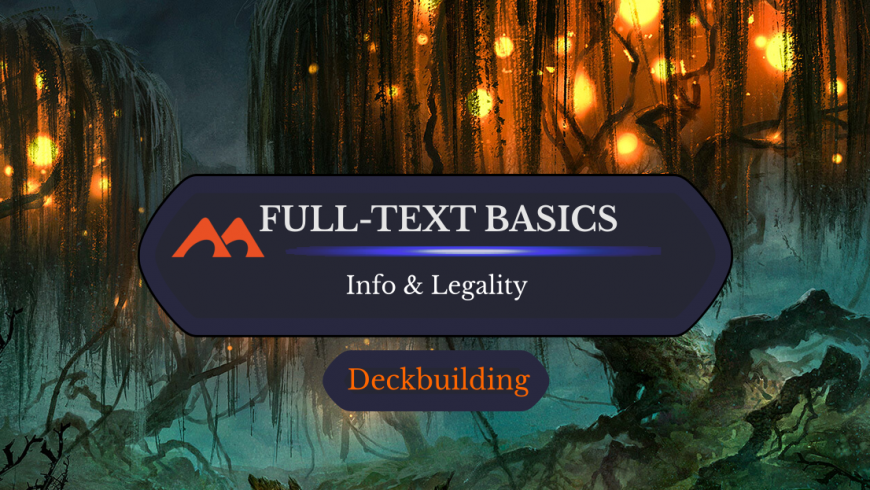 Where to Get Full-Text Basics in Magic, Plus: Are They Really Legal?