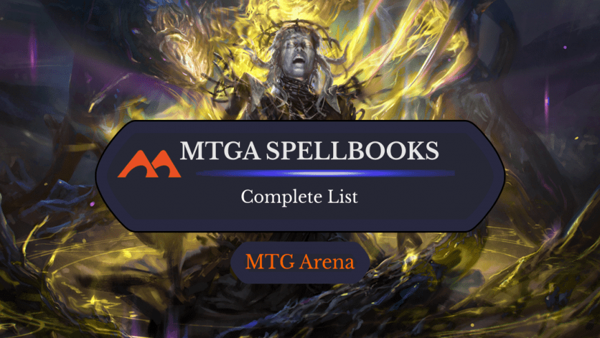 Complete List of Spellbook Cards for MTG Arena