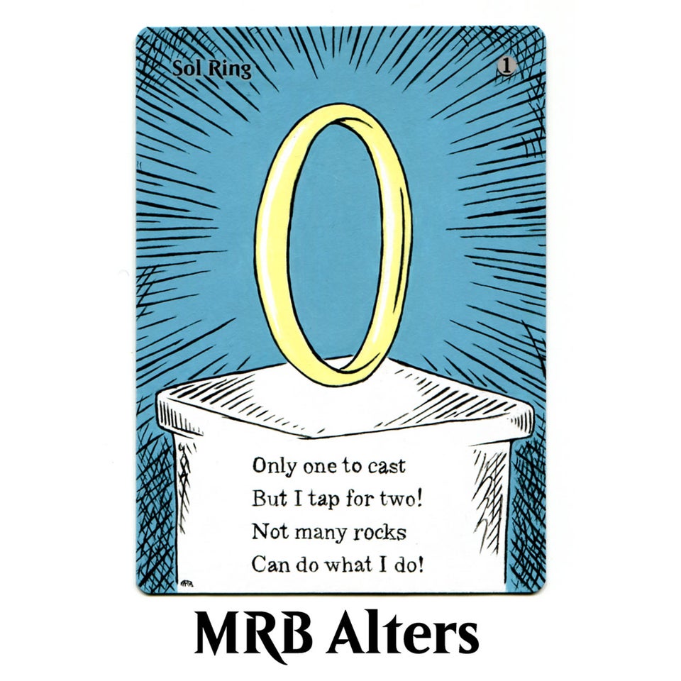 Dr. Seuss-Style Sol Ring alter