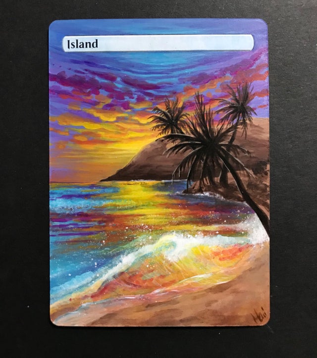 Full-Art Island alter