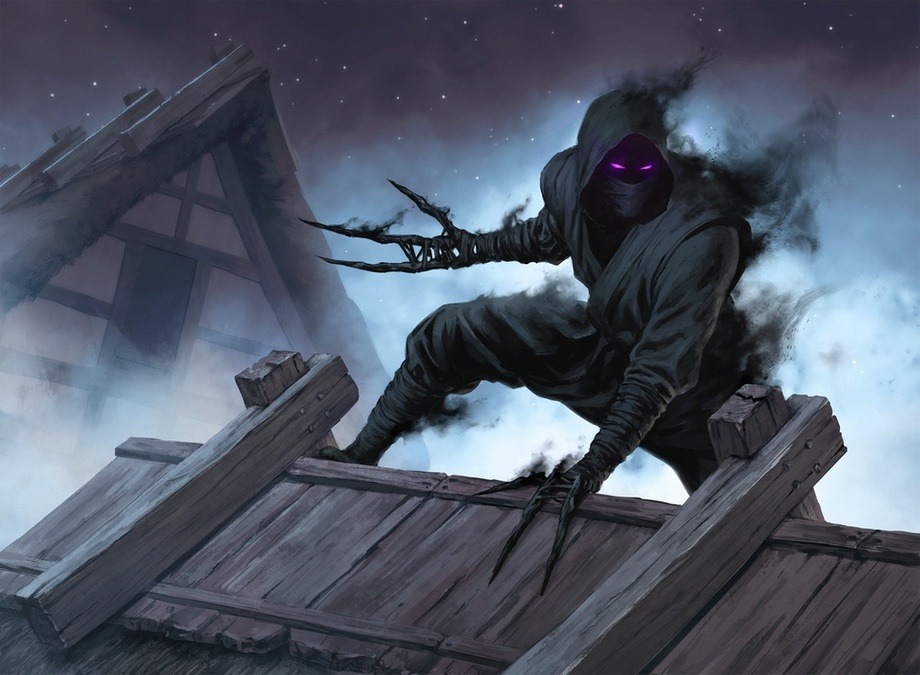 Ninja of the New Moon - Illustration by Greg Opalinski
