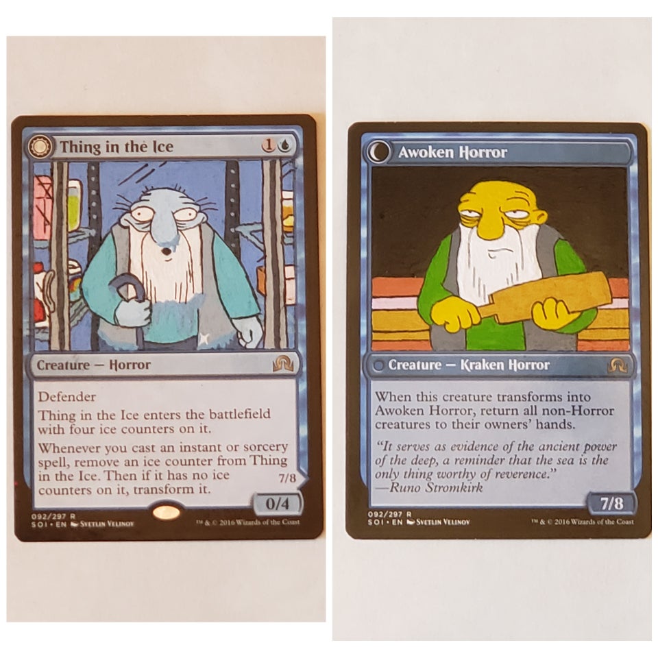 Simpsons Thing in the Ice alter