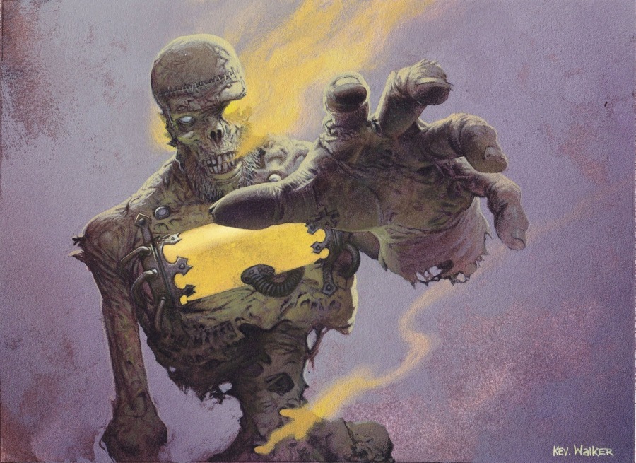 Geralf's Messenger - Illustration by Kev Walker