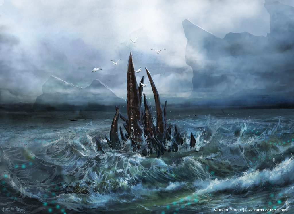 Ominous Seas - Illustration by Vincent Proce
