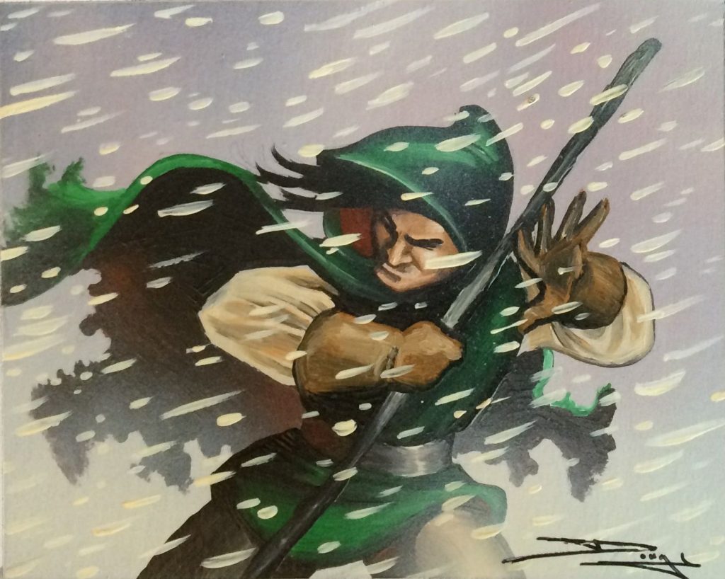 Snowblind - Illustration by Douglas Shuler