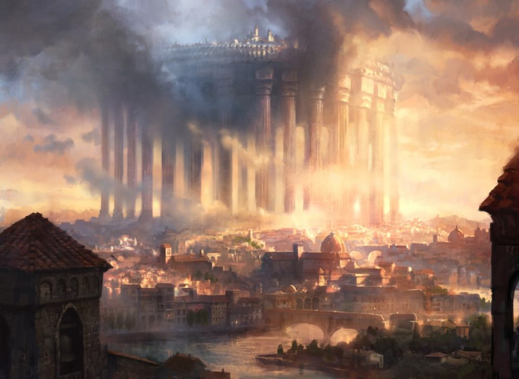 Paliano, the High City - Illustration by Adam Paquette