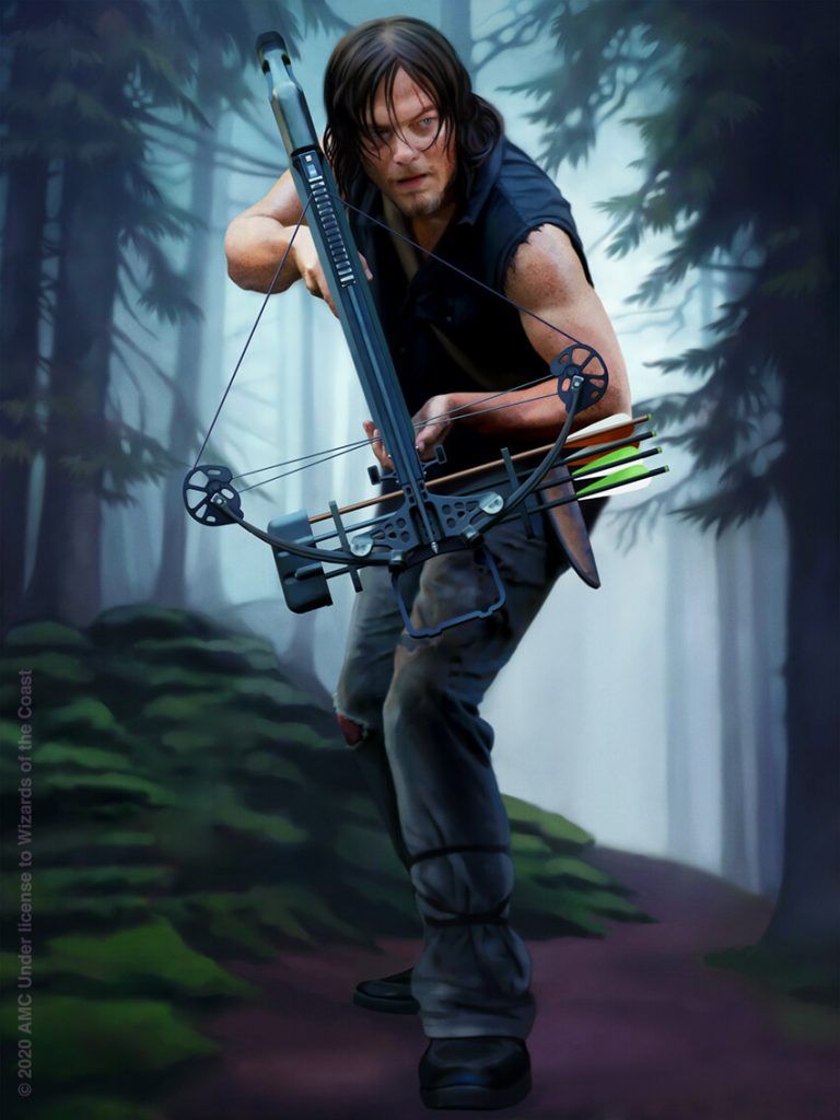 Daryl, Hunter of Walkers - Illustration by Romana Kendelic