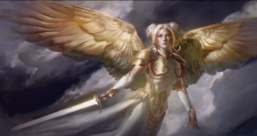 Archangel of Tithes - Illustration by Cynthia Sheppard