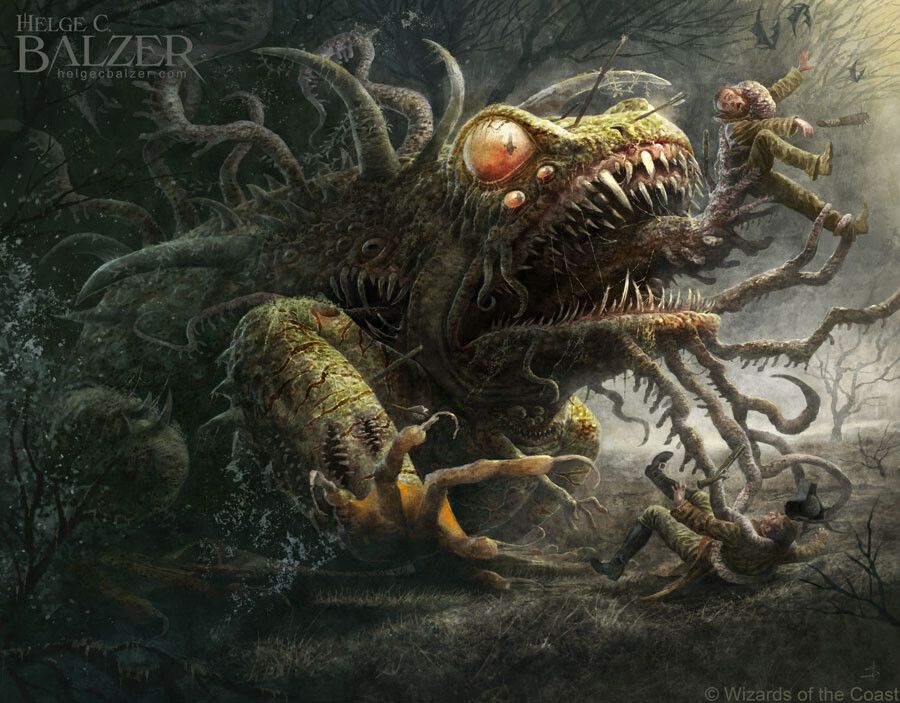 Gitrog, Horror of Zhava - Illustration by Helge C. Balzer