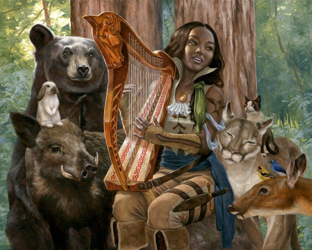 Instrument of the Bards - Illustration by Randy Gallegos