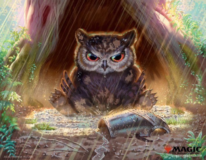 Owlbear Cub - Illustration by Ernanda Souza