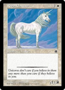 MtG Magic the Gathering Unicorn Deck 