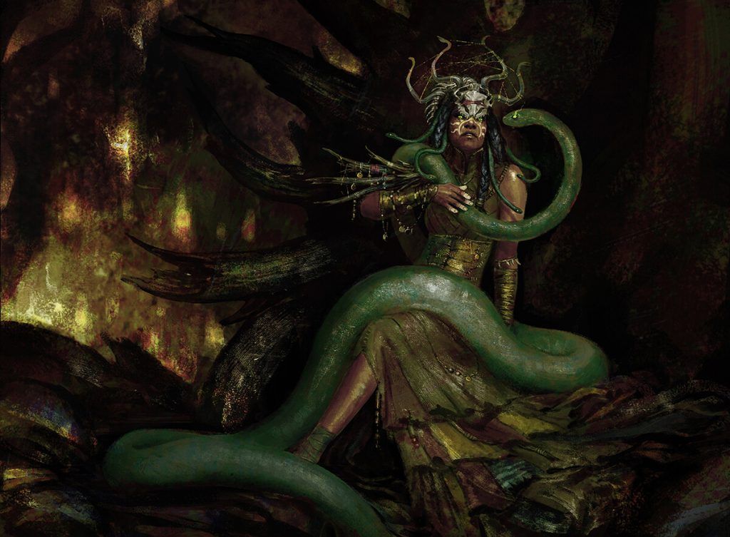 Saryth, the Viper's Fang - Illustration by Igor Kieryluk