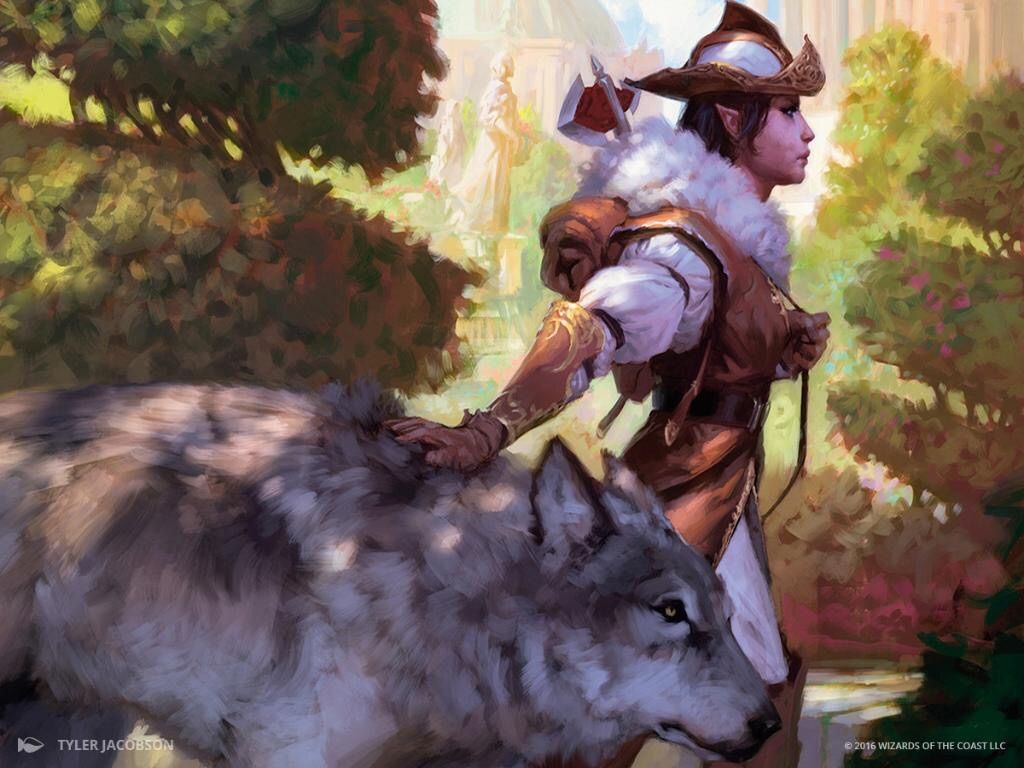 Selvala, Heart of the Wilds - Illustration by Tyler Jacobson