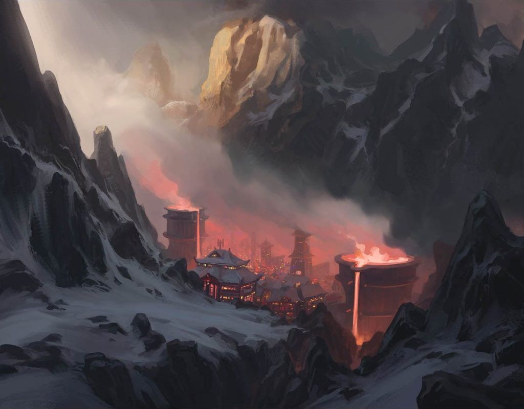 Sokenzan, Crucible of Defiance - Illustration by Lucas Staniec