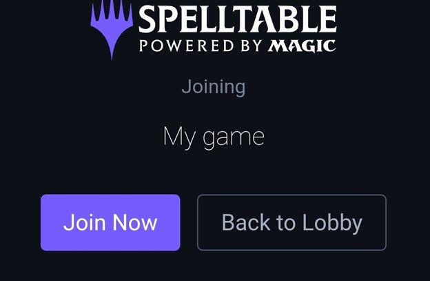 mobile SpellTable Join Now button