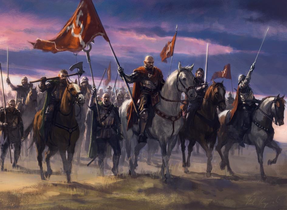 Cathars' Crusade - Illustration by Karl Kopinski
