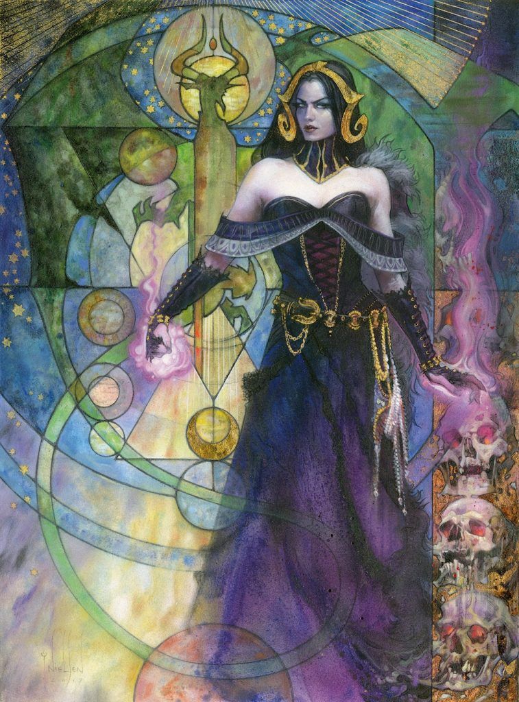 Liliana, Untouched by Death - Illustration by Terese Nielsen