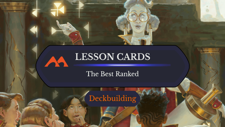 All 20 Lesson Cards in Magic Ranked