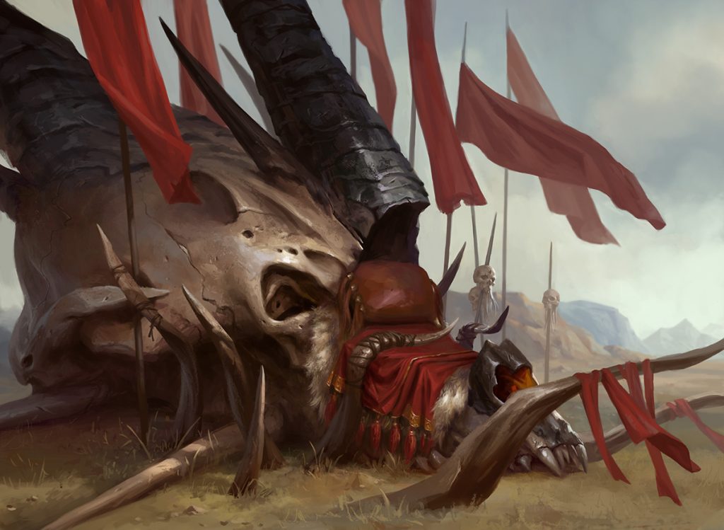 Dragon Throne of Tarkir - Illustration by Daarken