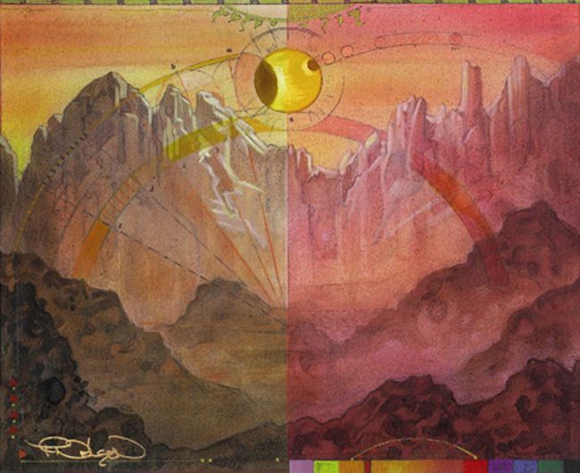 Mountain (Guru lands) - Illustration by Terese Nielsen