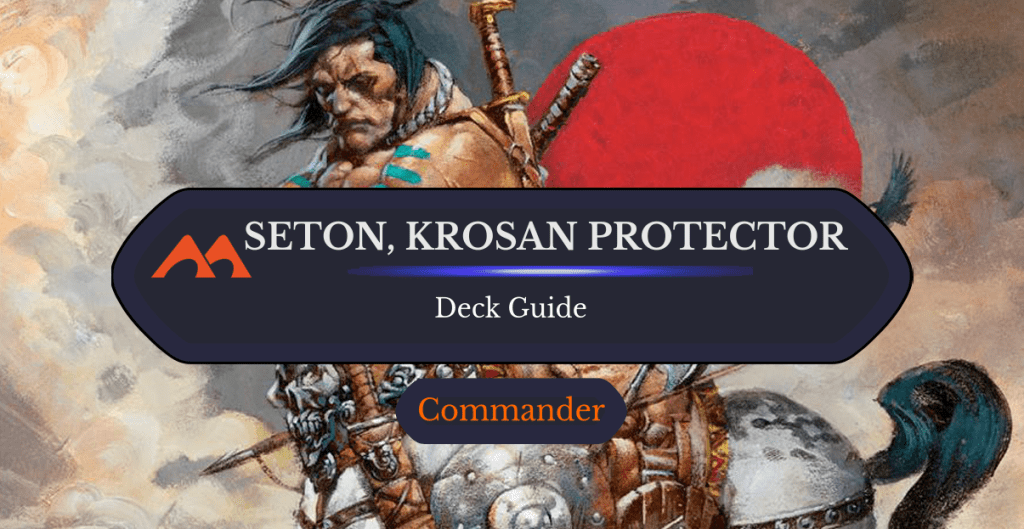 Seton, Krosan Protector - Illustration by Greg Staples
