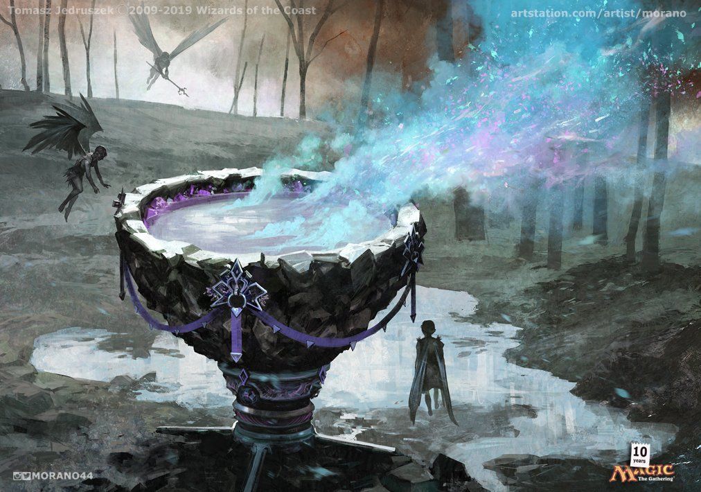 The Cauldron of Eternity - Illustration by Tomasz Jedruszek