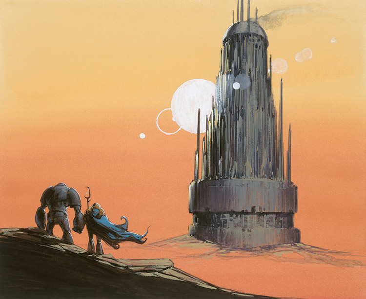 Urza's Tower - Illustration by Brian Snoddy