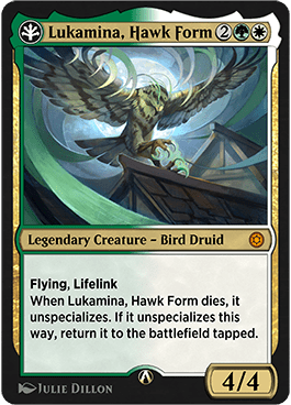 Lukamina, Hawk Form