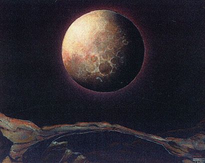 Blood Moon - Illustration by Tom Wänerstrand
